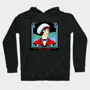 vintage pixel pretty lady Hoodie